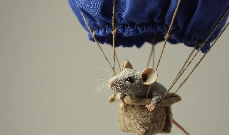 mouse hot air balloon