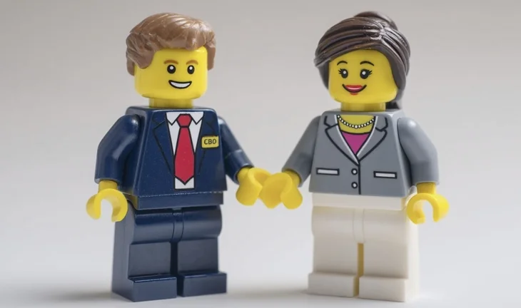 lego people holding hands 