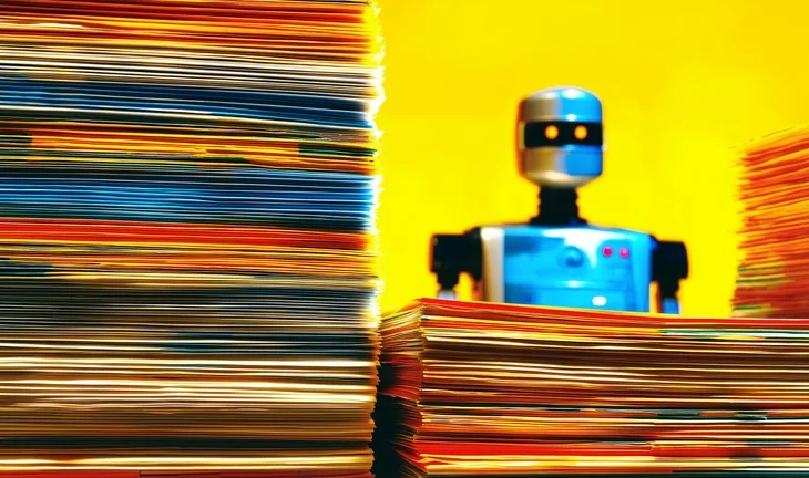 Robot looking at regulatory filings